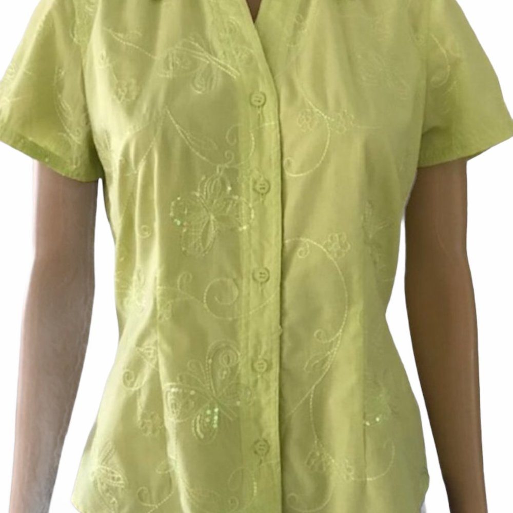 Lemon Grass Studio Light Green shirt